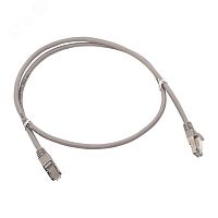 Патч-корд TERACOM PRO Cat.5E экранированный FTP оболочка LSZH серый (1.5м) | код TRP-5EFTP-LSH-1.5M-GY | EKF
