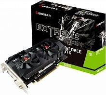 Видеокарта Biostar PCI-E GTX1050Ti-4GB NVIDIA GeForce GTX 1050TI 4Gb 128bit GDDR5 1291/7008 DVIx1 HDMIx1 DPx1 HDCP Ret | код 2021639 | BIOSTAR