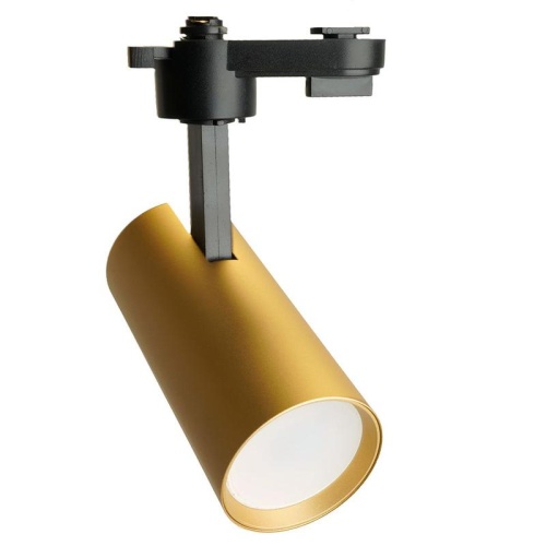 Светильник трековый на шинопровод ДПО GU10 без лампы золото | код 48716 | Feron