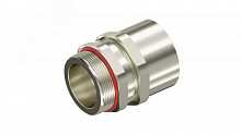 Взрывозащищенный кабельный ввод ANF под небронированный кабель M32х1,5/M32х1,5 D15-24мм. Никелированная латунь. IP66/68 | код 6018ANFDKGM4SB | DKC