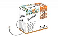 Кабель витая пара народный U/UTP Cat 5e 4х2х24AWG (305м) PVC. серый ТРТС | код SQ0107-0116 | РЭМЗ ТМ