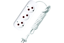 Удлинитель 3х2м без заземл. 6А IP20 У6-639М ПВС 2х0.75 UNIVersal 639М-02