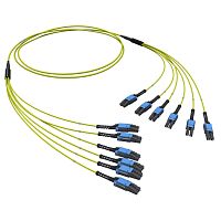 Оптическая разветвительная сборка 12ОВ 9/125 OS2, 6хLC-UPC Duplex Uniboot/6хLC-UPC Duplex Uniboot, 10м (предустановленная конфигурац | код RNFLL12S10 | DKC