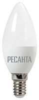 Лампа светодиодная LL-R-C37-5W-230-4K-E14 (свеча, 5Вт, нейтр., Е14) Ресанта, , Шт | код 76/1/2 | РЕСАНТА