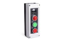 PK31S пост 3-кнопочный черно-серый со световым индикатором (А220*6) | код PK31S | EMAS