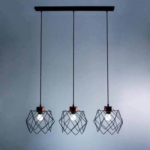 Светильник Сигма 231 черн.муар медь НСБ 01-3х60-161 Е27 ИУ | код 1005404794 | Элетех фото 6