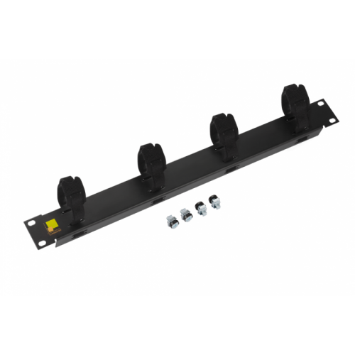 Кабельный органайзер 19, c 4 хомутами-липучкам, 1U | код LAN-ORG/VCM4-1U | LANMASTER