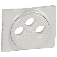 Лицевая панель - Galea Life - для розетки TV-FM-SAT Кат. № 7 757 89/90/91 - Pearl | код 771573 | Legrand