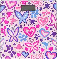 Весы напольные электронные Scarlett SC-BS33E092 макс.180кг розовый/рисунок | код 1002124 | SCARLETT