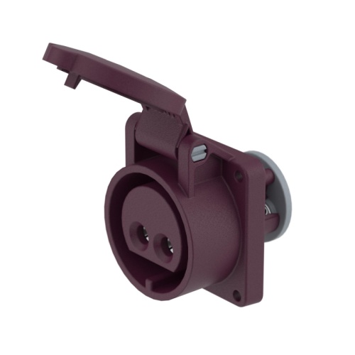 Розетка панельная PSS IP44 16A 2P 25В | код PSS024-016-02 | DKC