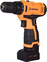 Дрель-шуруповерт Вихрь ДА-24Л-2к аккум. патрон:быстрозажимной (кейс в комплекте) (72/14/18) | код 1137308 | ВИХРЬ
