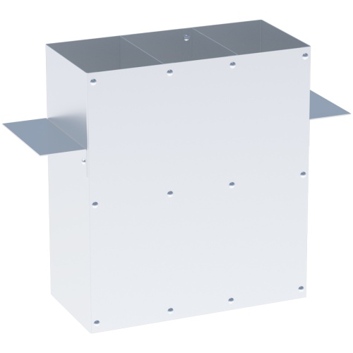 Гильза кабельная 3 секции для УЭРМ (280х250х120) Basic | код uerm-gilza-3 | EKF