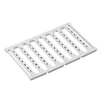 Маркировка для клемм, ширина 5 мм, узкая, для клемм Push-in, белая, от 37 до 48, вертикальная ориентация, 1 шт. = карта из 96 маркер | код NUPUTUK-5F-37-48V | DKC