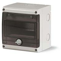 Щит модульный навесной, 6M, дымчатая дверь, 136x150x110mm, IK07, IP66, серия ADVANCE2 | код 576.4322 | Scame