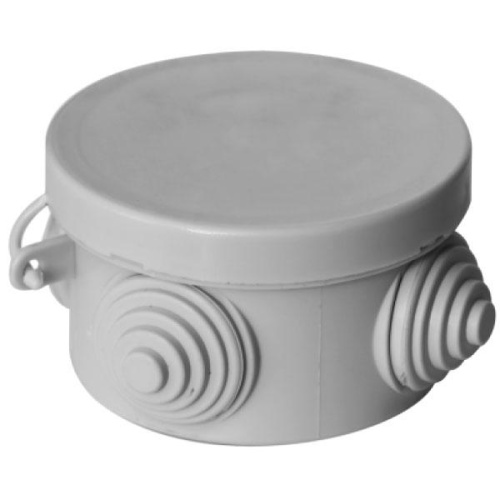 Коробка распаячная ОП 65х40мм с гермовводами сер. Урал Пак КО-51007065-180 Коробка распаячная ОП 65х40мм с гермовводами сер. Урал Пак КО-51007065-180