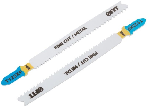 Полотна по алюминию и цвет.мет, HSS, фрезерованные зубья, 100/74 мм, переменный шаг (T123XF), 2 шт. | код 40929 | FIT фото 2