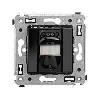 Датчик движения в стену, Avanti, Черный квадрат | код 4402143 | DKC