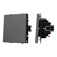 Механизм выключателя одноклавишный непроходной SWT-NOBE-MK01-SFPL-GR 230В 10А Arlight 054245