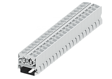 254383 Клемма TB 2-2 проходная на DIN-рейку SP35, фронт.подключение, сеч. 2.5мм2, светл-серая, шт | код 254383 | SUPU