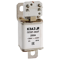 Предохранитель ПП57-39981-И1-500А-У3-КЭАЗ | код 337366 | КЭАЗ