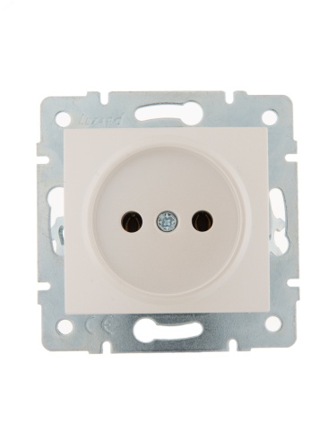 KARINA Розетка б/з керамика жемчужно-белый перламутр (10шт/120шт) | код 707-3088-121 | Lezard