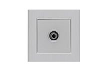 Розетка TV проходная Karea LINE STAR жемчуж. Makel 86100007