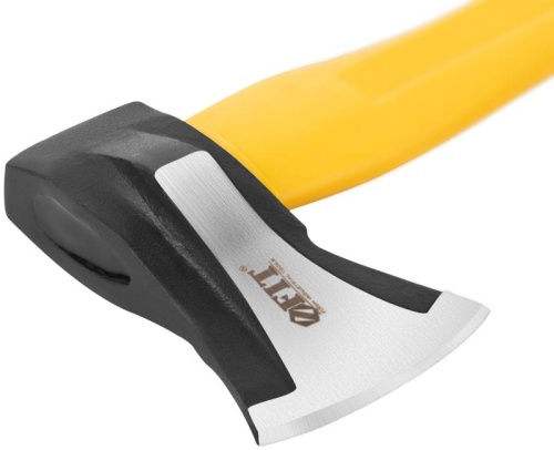 Топор-колун "ушастый" кованый 1000г фибергласовая ручка FIT 46171 фото 4