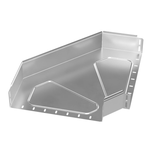 Угол горизонтальный 90 градусов Стандарт INOX (AISI 304) 400х100 Промрукав | код PR16.3508 | ПРОМРУКАВ