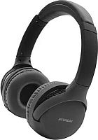 Гарнитура накладные Hyundai H-HP101 черный беспроводные bluetooth оголовье | код 1881987 | HYUNDAI