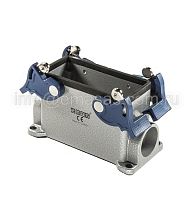 EBM16GD14 Корпус пустой 4-фиксатора, боковой ввод 16 полюсов, 16А | код EBM16GD14 | EMAS