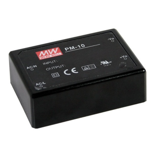 Источник питания AC-DC, 10 Вт, вход 85...264В AC 47...440 Гц, 120...370B DC, выход 5В/2А, изоляция 4000В AC, в кожухе 70х50х22,7мм, -20...+70C | код PM-10-5 | MeanWell Источник питания AC-DC, 10 Вт, вход 85...264В AC 47...440 Гц, 120...370B DC, выход 5В/2А, изоляция 4000В AC, в кожухе 70х50х22,7мм, -20...+70C | код PM-10-5 | MeanWell