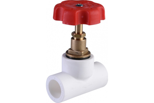 Вентиль 25 полипропиленовый PPR белый | код 9700000025 | Политэк Вентиль 25 полипропиленовый PPR белый | код 9700000025 | Политэк