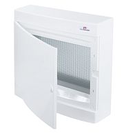 Щит пласт. наружн. исп. ECT2x18 MEDIA-PO (перф.панель, белая дверца) | код 001100210 | ETI