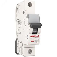 Выключатель автоматический однополюсный 6A С 6кА D6 | код 7701584 | Havells
