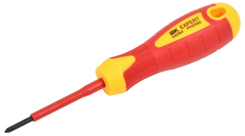 Отвертка крестовая EXPERT Ph0х60мм 1000В | код TSC-2PH-060 | IEK