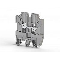 304 502, Клеммник на DIN-рейку с пружиной 4мм.кв. (зеленый), AVK-Y4 | код 0.0.0.3.04502 | KLEMSAN