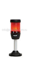 Сигнальная колонна 50 мм, (IP40) красная, 24V AC/DC, стробоскоп FLASH, алюм. патрубок 100 мм, IK51F024XM03 | код IK51F024XM03 | EMAS