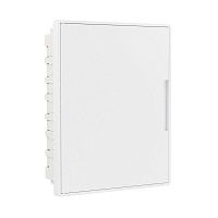 Щиток 24 мод встраиваемый FRAME, белый, с белой дверцей, с 4 шинами PEN (2шт на 8 отв. и 2шт на 6 отв.) | код F24B1WW | DKC