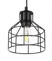 Подвес PL9 BK металл, E27, max 60W, d160 мм, черный (16/144) | код Б0037456 | ЭРА