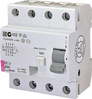 Реле дифференциальное (УЗО) EFI-4 25/0,03 тип AC (10kA) | код 002062142 | ETI