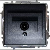 Zena без рамки дымчатый розетка комп. | код 609-011100-247 | ABB