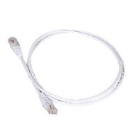 Патч-корд TWT UTP кат.5e, с заливными колпачками, 20.0 м, белый | код TWT-45-45-20-WH | TWT