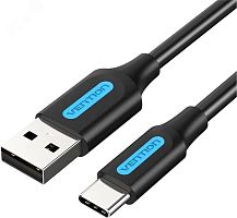 Кабель USB Type C M на USB 2.0 AM, 1 м. | код COKBF | Vention