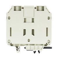 Проходная клемма, тип фиксации провода: винтовой, номинальное сечение: 70 мм кв., 192A, 800V, ширина: 24 мм, цвет: серый, тип монтажа: DIN 35 | код 57.570.0155.0 | Wieland