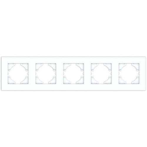 Рамка 5-м City бел. матов. GUSI С1115-041