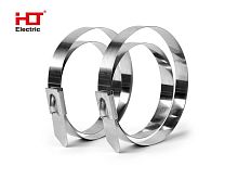 Хомут AISI 316 из нержавеющей стали крепежный под двойной обхват 12x1200 HLT | код 084-01-758 | HLT