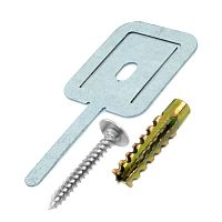 Комплекты для крепления ОКЛ с использованием самореза, дюбеля и хомута FR ПР-40 (100 шт) Промрукав | код PR08.5201 | ПРОМРУКАВ
