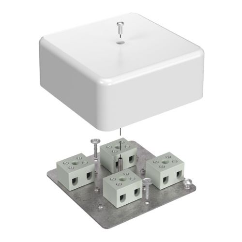 Коробка огнестойкая для кабель-канала 40-0470-FR2.5-8 Е15-Е120 103х103х45 RAL9003 (22 шт/кор) Промрукав | код 40-0470-FR2.5-8 | ПРОМРУКАВ Коробка огнестойкая для кабель-канала 40-0470-FR2.5-8 Е15-Е120 103х103х45 RAL9003 (22 шт/кор) Промрукав | код 40-0470-FR2.5-8 | ПРОМРУКАВ