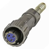 Разъём быстроразъёмный SZC FQ14-3pin TK-8, 3-х контактный | код 107073 | SZC