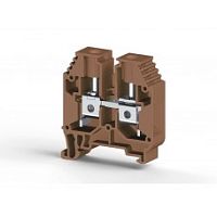 304 168, Клеммник на DIN-рейку 16мм.кв. (Коричневый), AVK16 | код 0.0.0.3.04168 | KLEMSAN